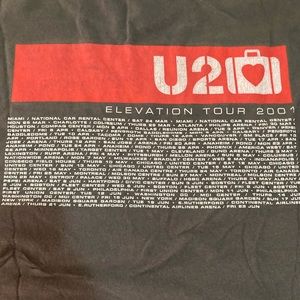 U2 Elevation Tour 2001 T-Shirt